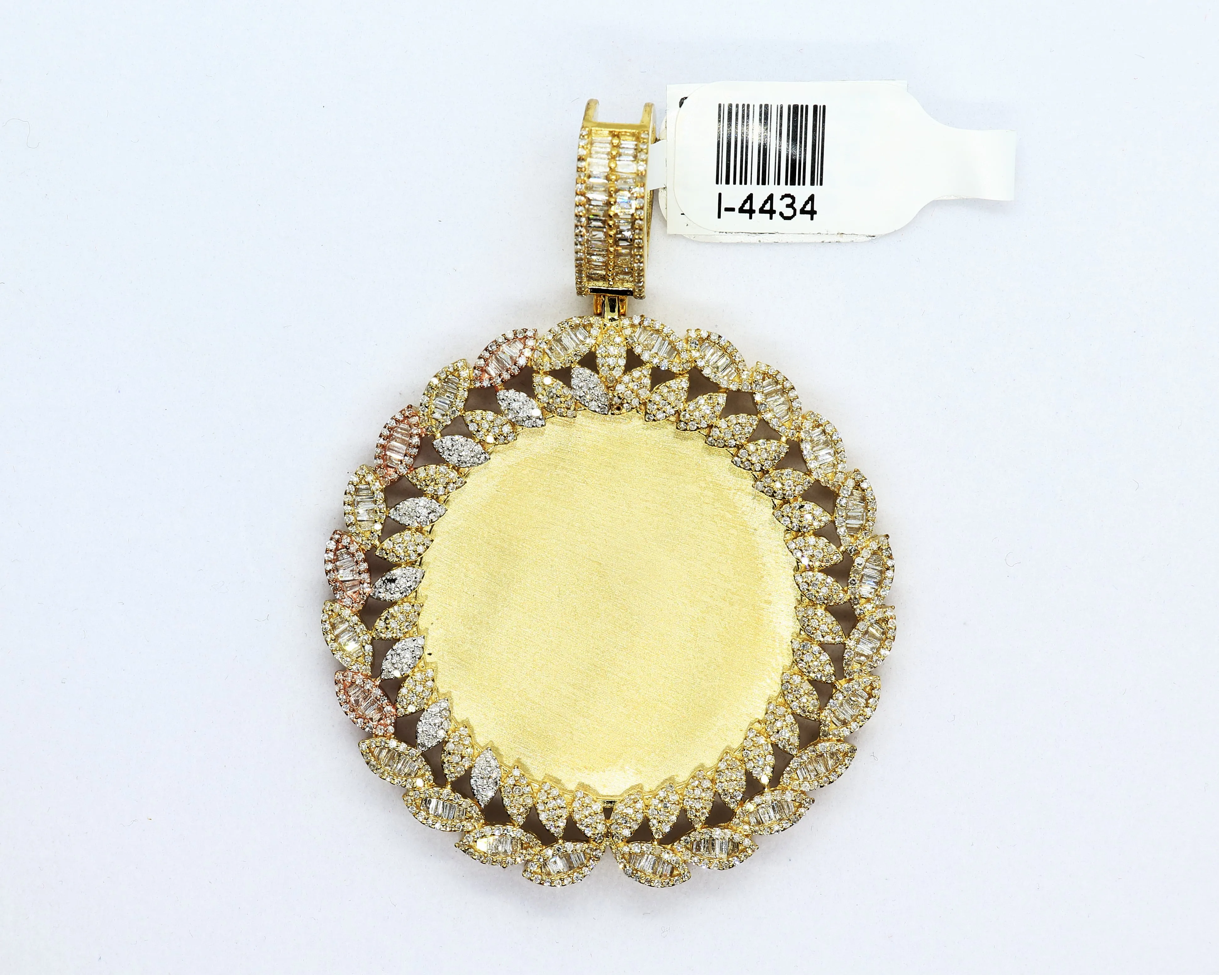 10K Two-Tone Gold Memory Pendant