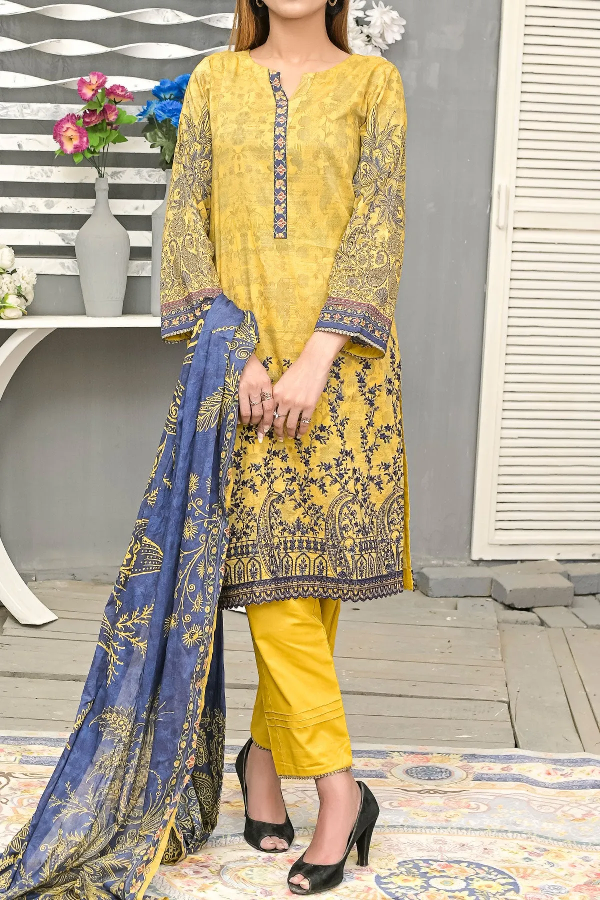 3 PIECE DIGITAL PRINT LAWN| DPC-231