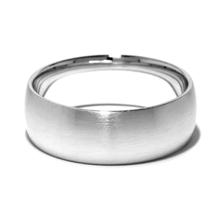 7mm Men's Matte Comfort Fit Wedding Ring - NM37