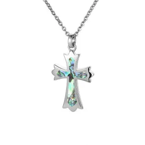 Abalone Regal Cross Pendant