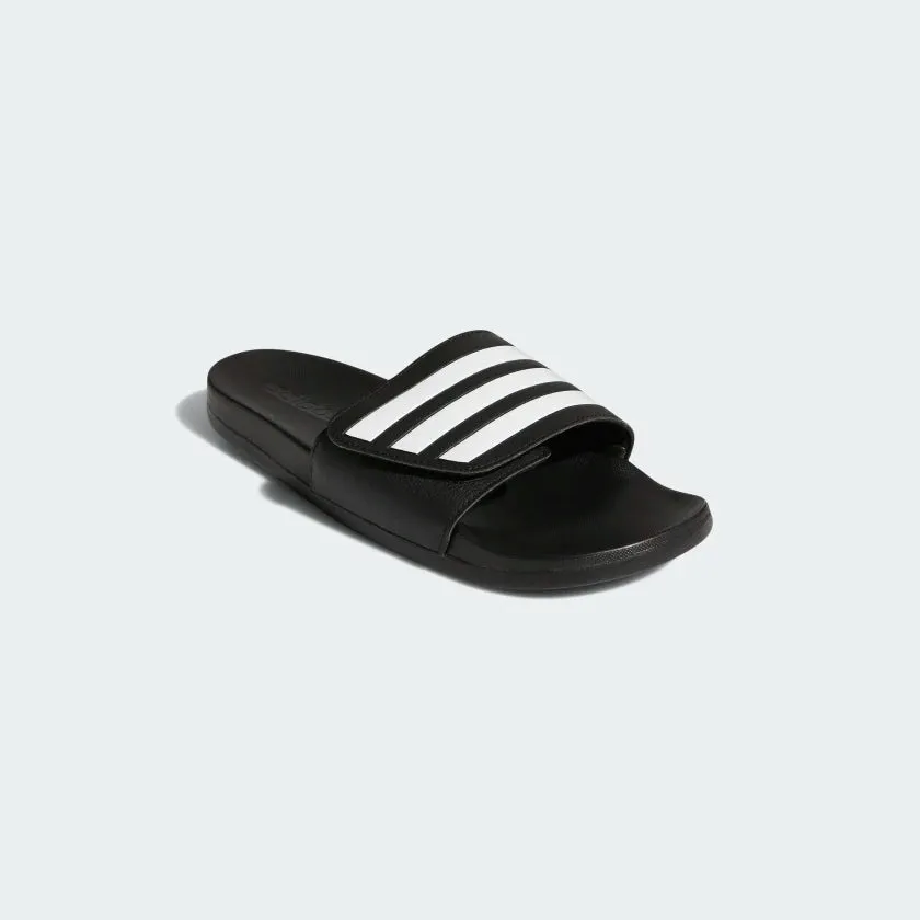 Adidas Adilette Comfort Adjustable Bandage Slides - Cloud White/Core Black