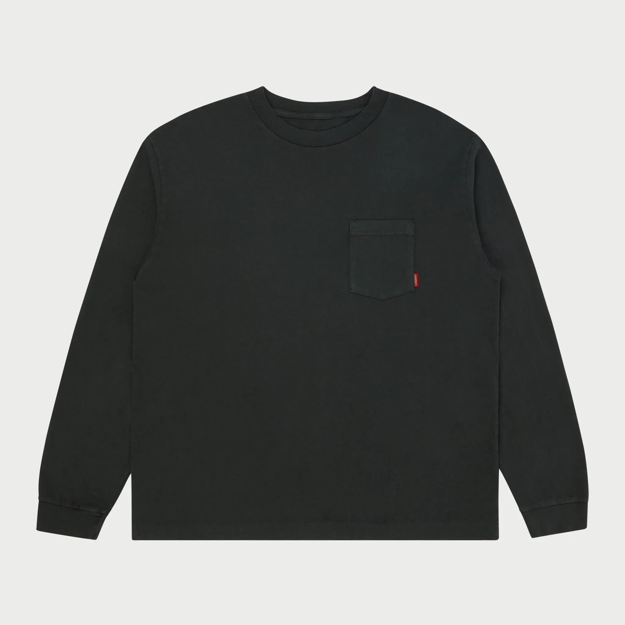 American Classic Pocket L/S T-Shirt (Vintage Black)