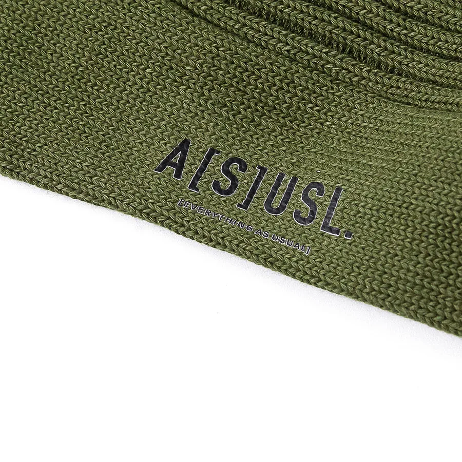 A[S]USL NEW SIGNATURE SOCKS-OLIVE