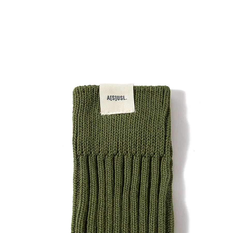 A[S]USL NEW SIGNATURE SOCKS-OLIVE