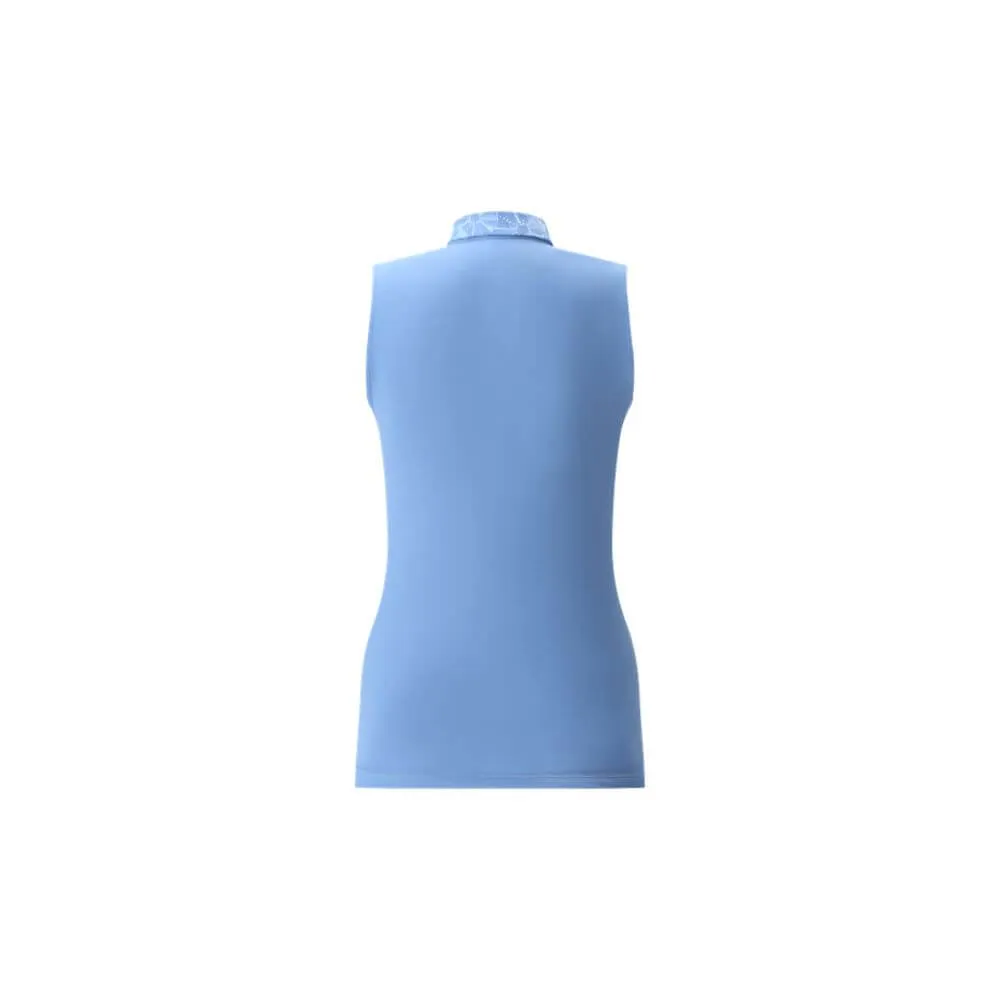 AZULES | LIGHTWEIGHT SUNBLOCK SLEEVELESS JERSEY POLO