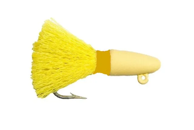 BOONE Pompano Jig Cream/Yellow 1/2oz 3pk