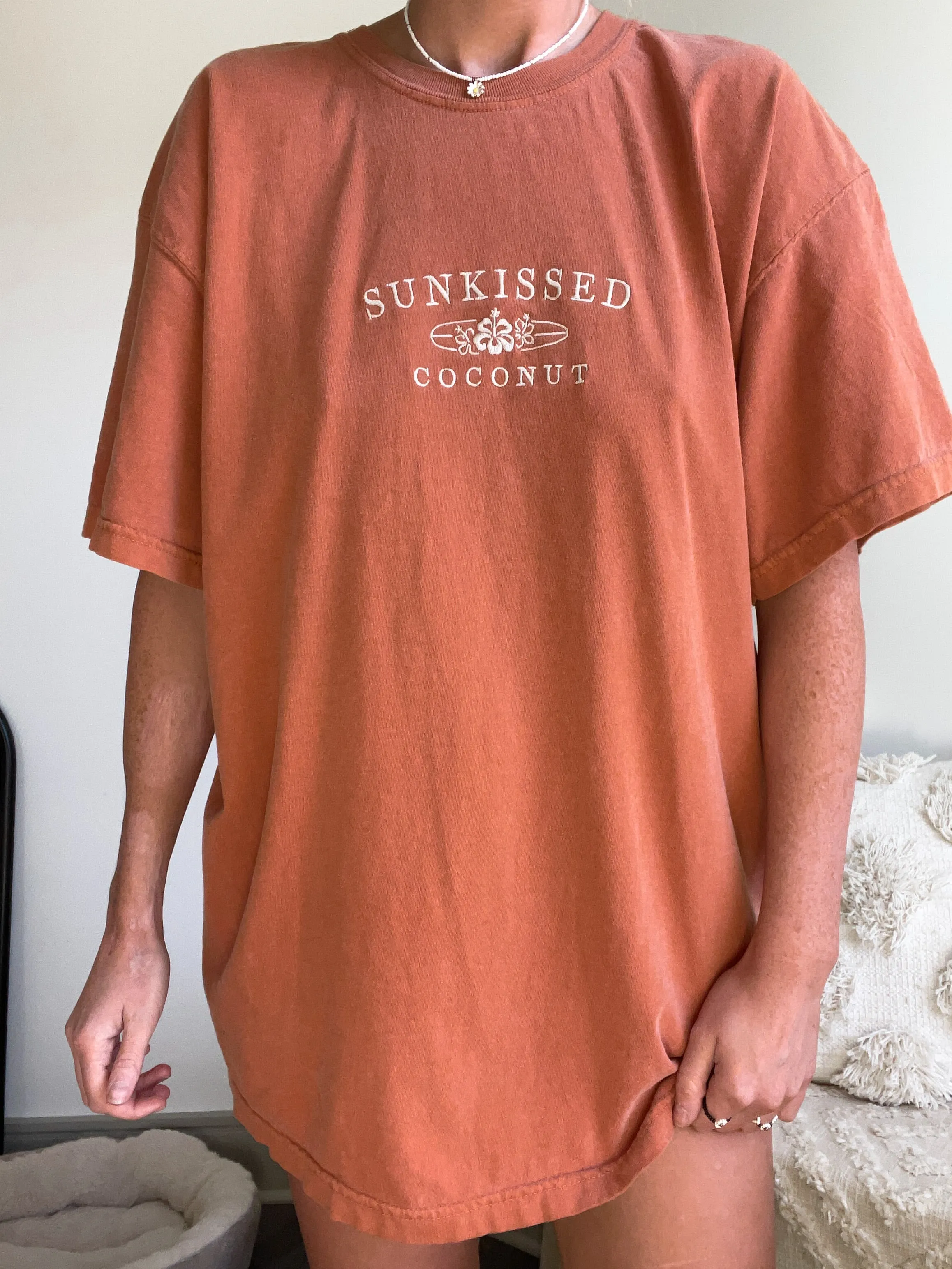 Burnt Orange Sunkissedcoconut Tee