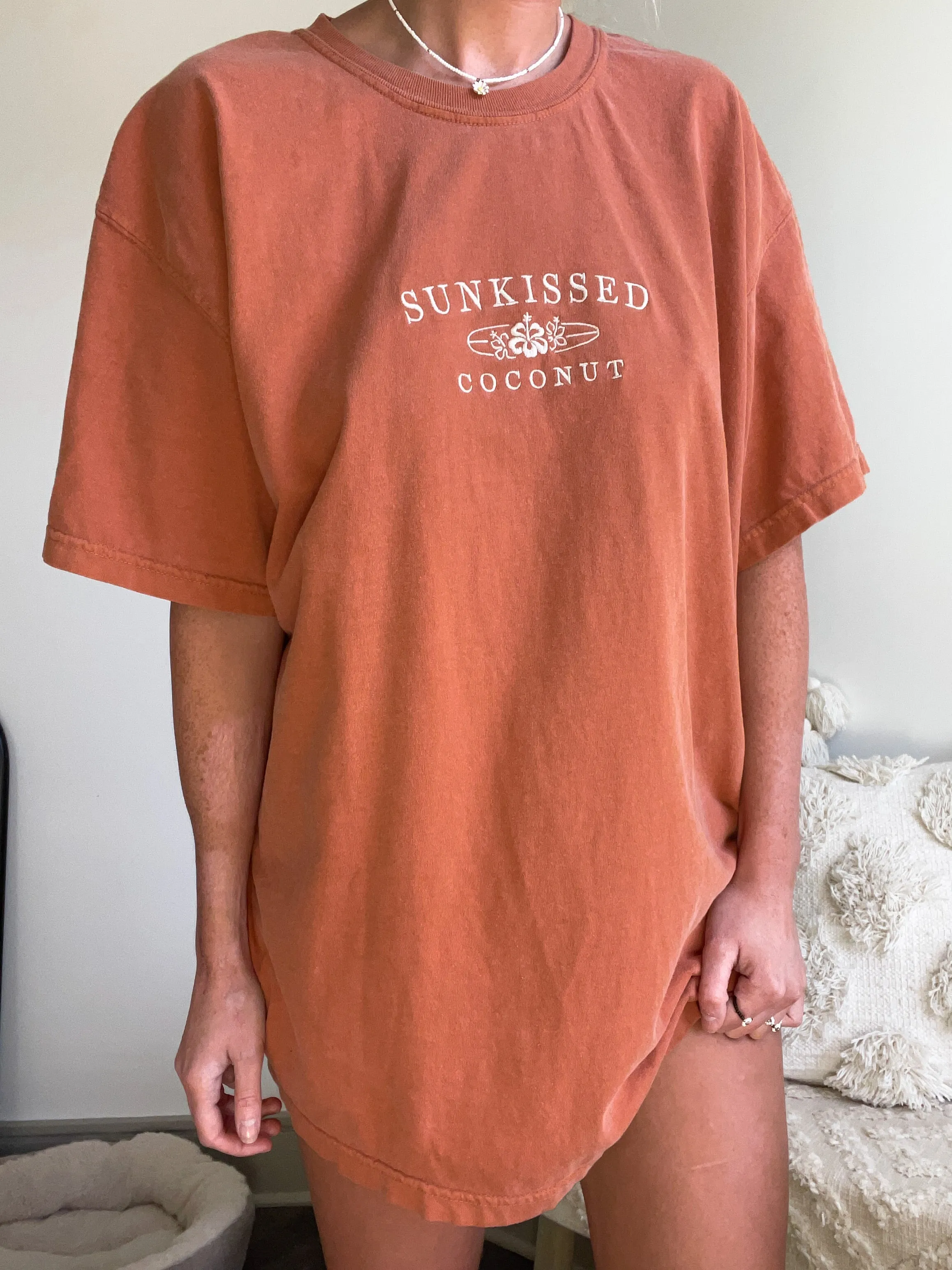 Burnt Orange Sunkissedcoconut Tee