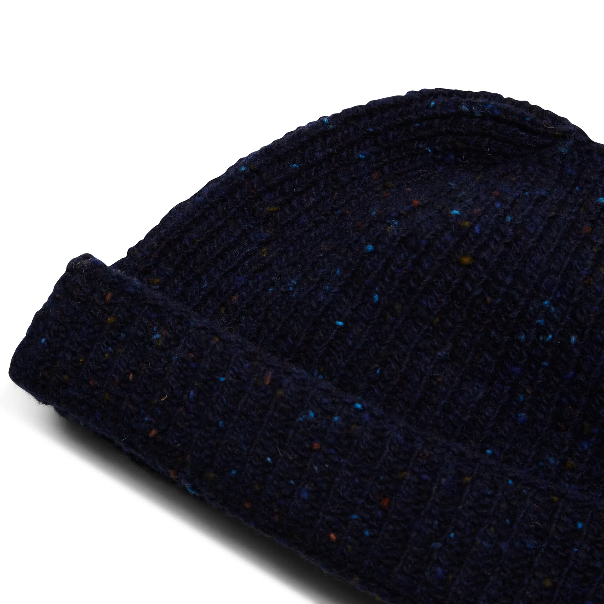 Burrows & Hare Donegal Beanie Hat - Navy