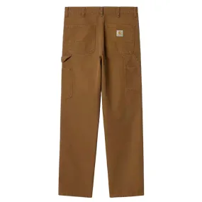 CARHARTT WIP Double Knee Pant Deep Hamilton Brown Aged Canvas