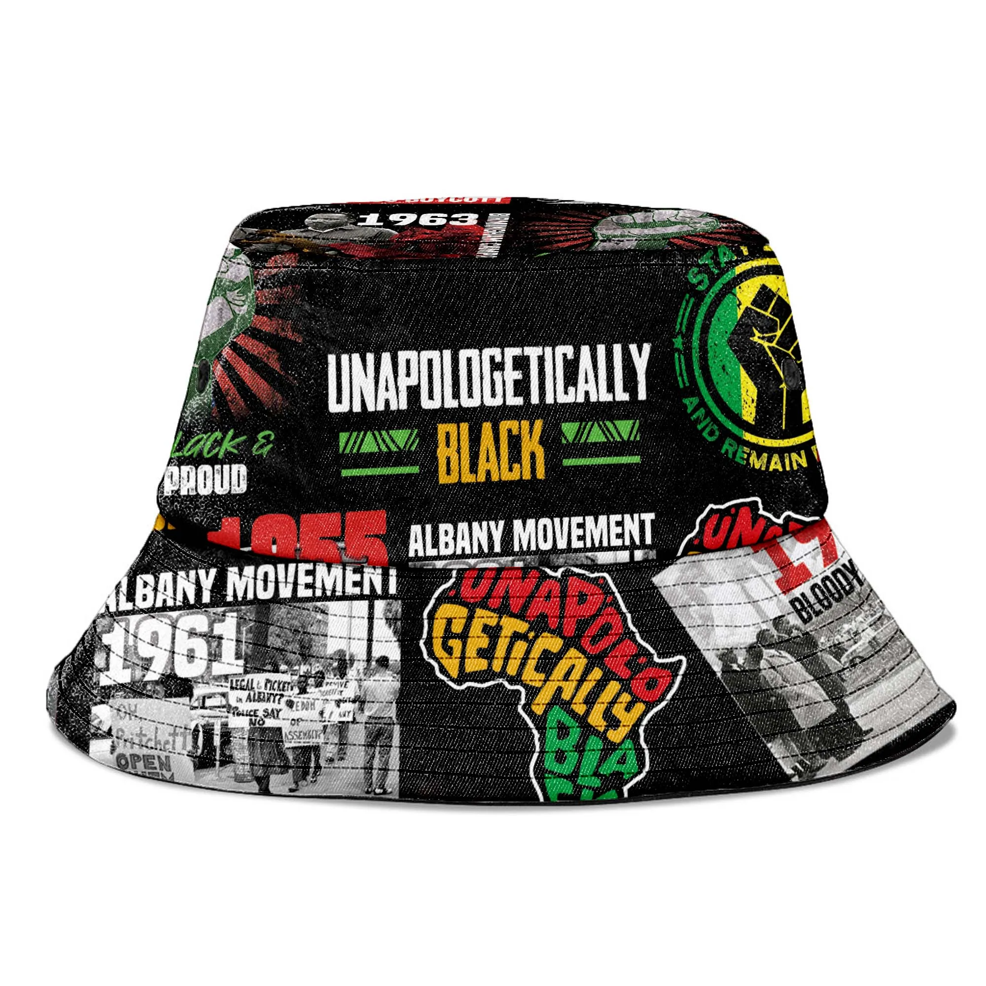 Civil Rights Movement Poster Art Bucket Hat