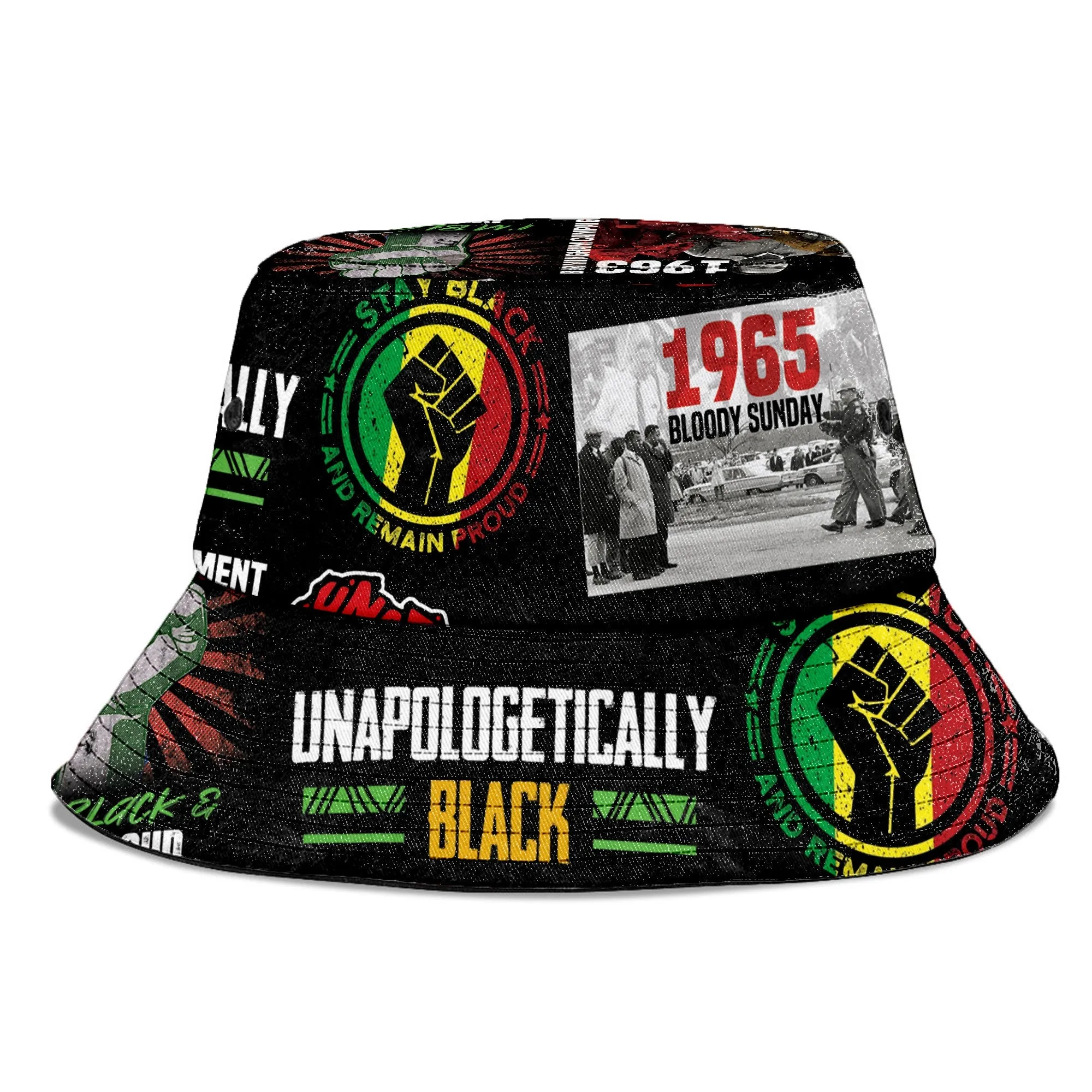 Civil Rights Movement Poster Art Bucket Hat