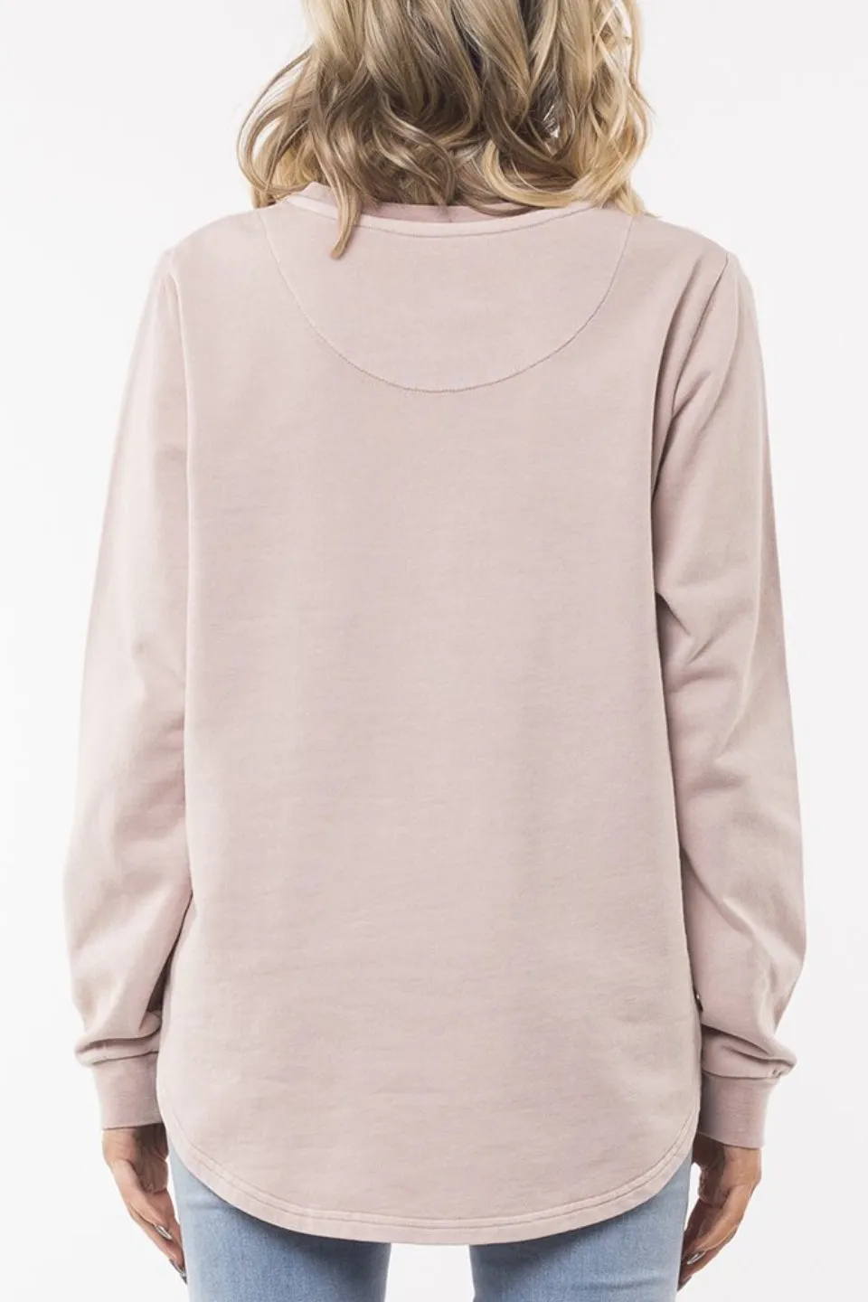 Classic Blush Crew Fleece