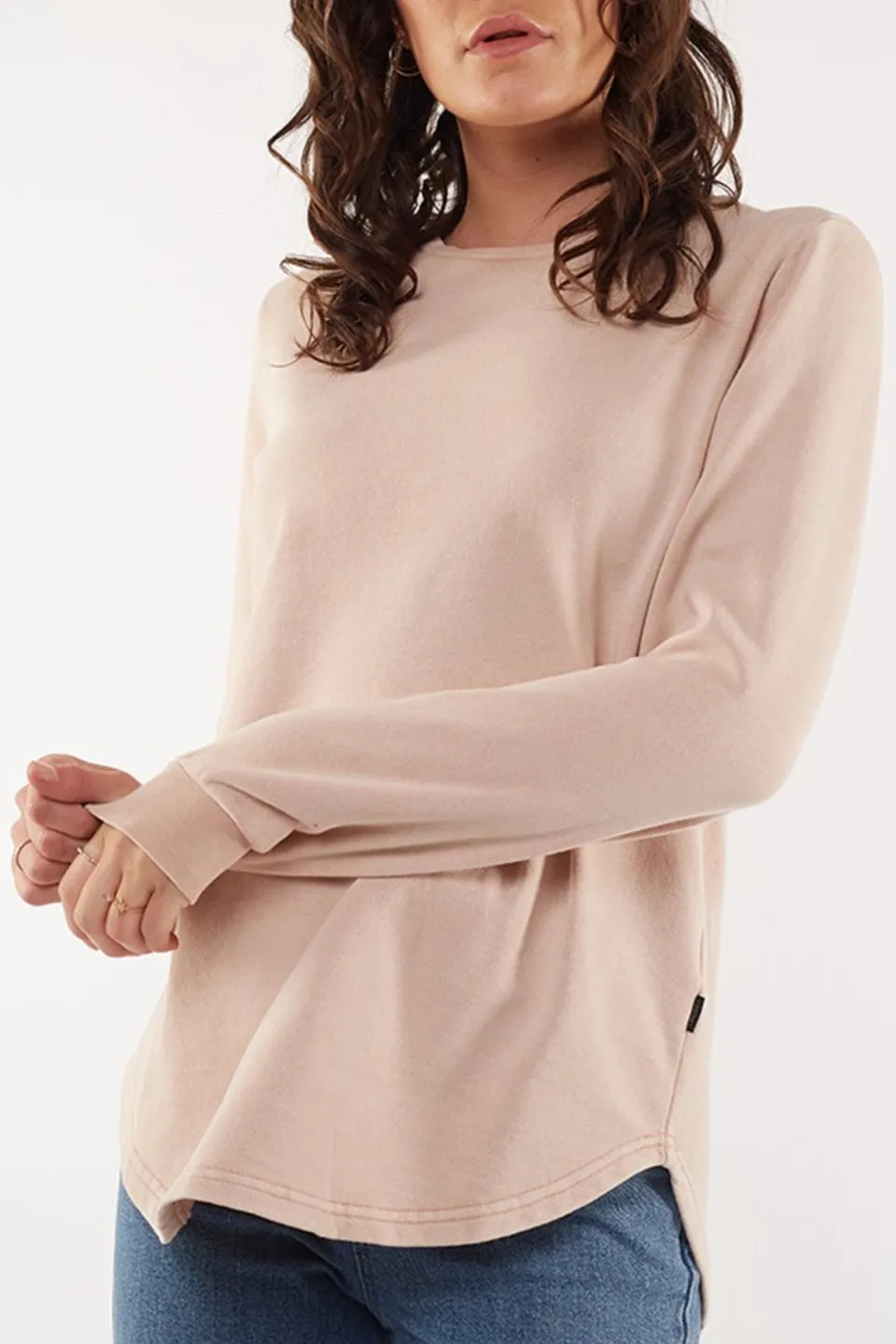 Classic Blush Crew Fleece