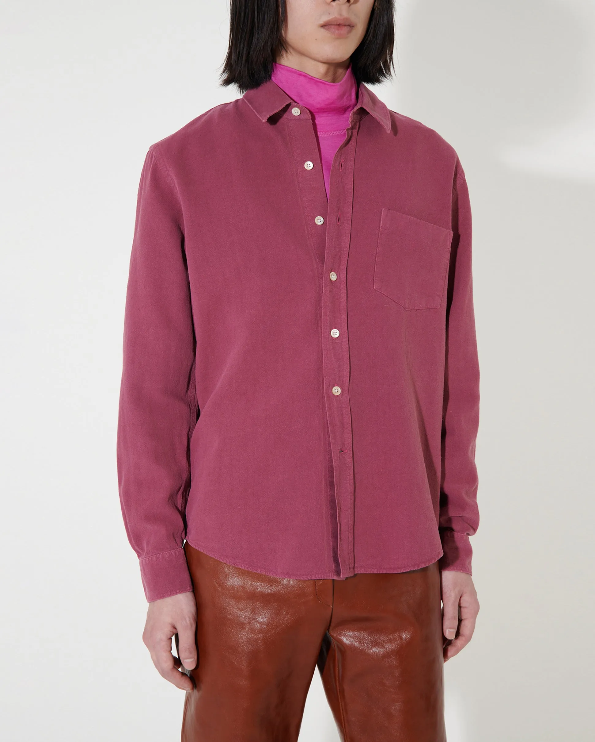 CLASSIC SHIRT / HAWTHORN SILK NOIL