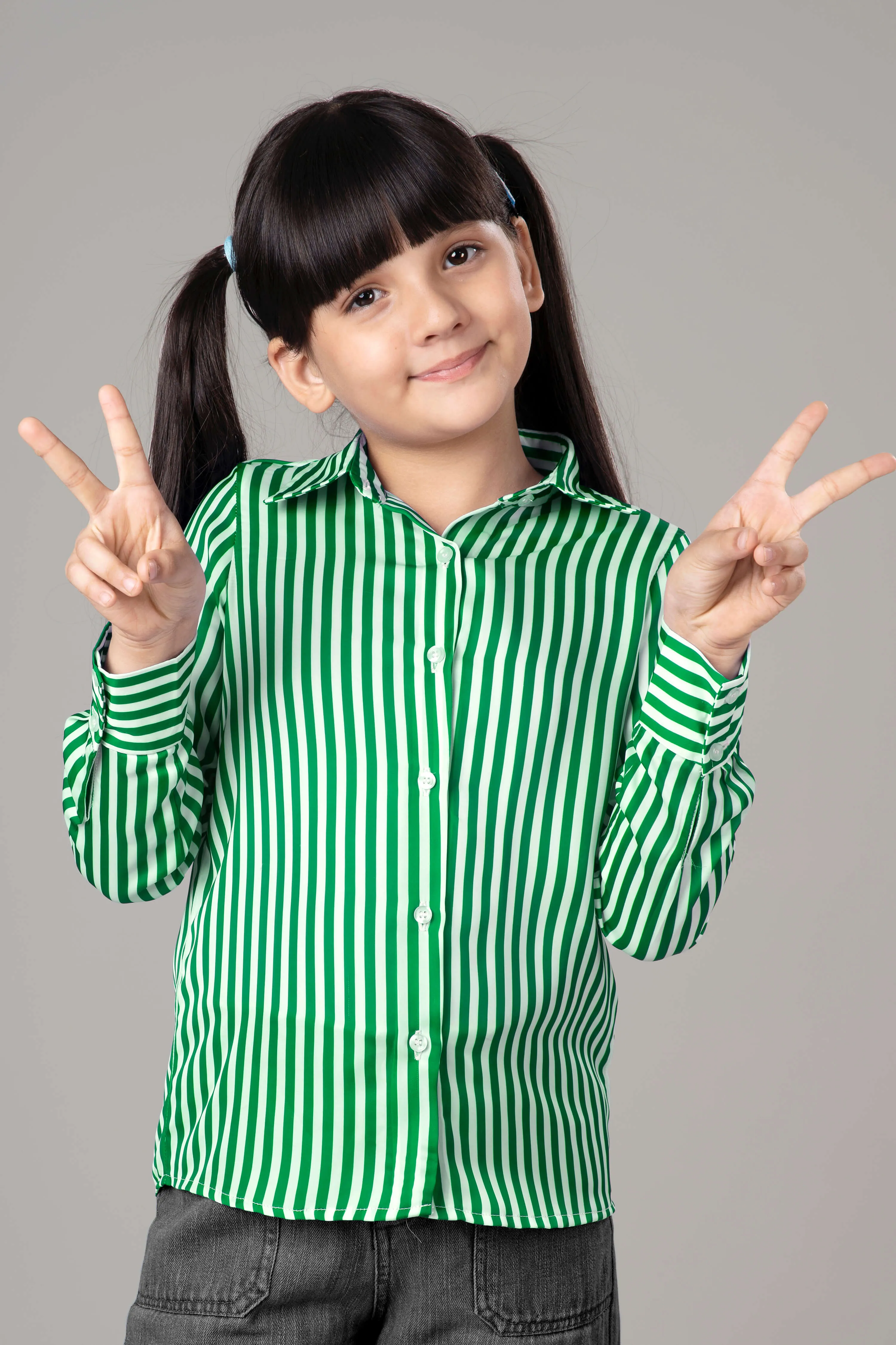 Classic Stripes Shirt For Girls