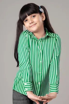 Classic Stripes Shirt For Girls