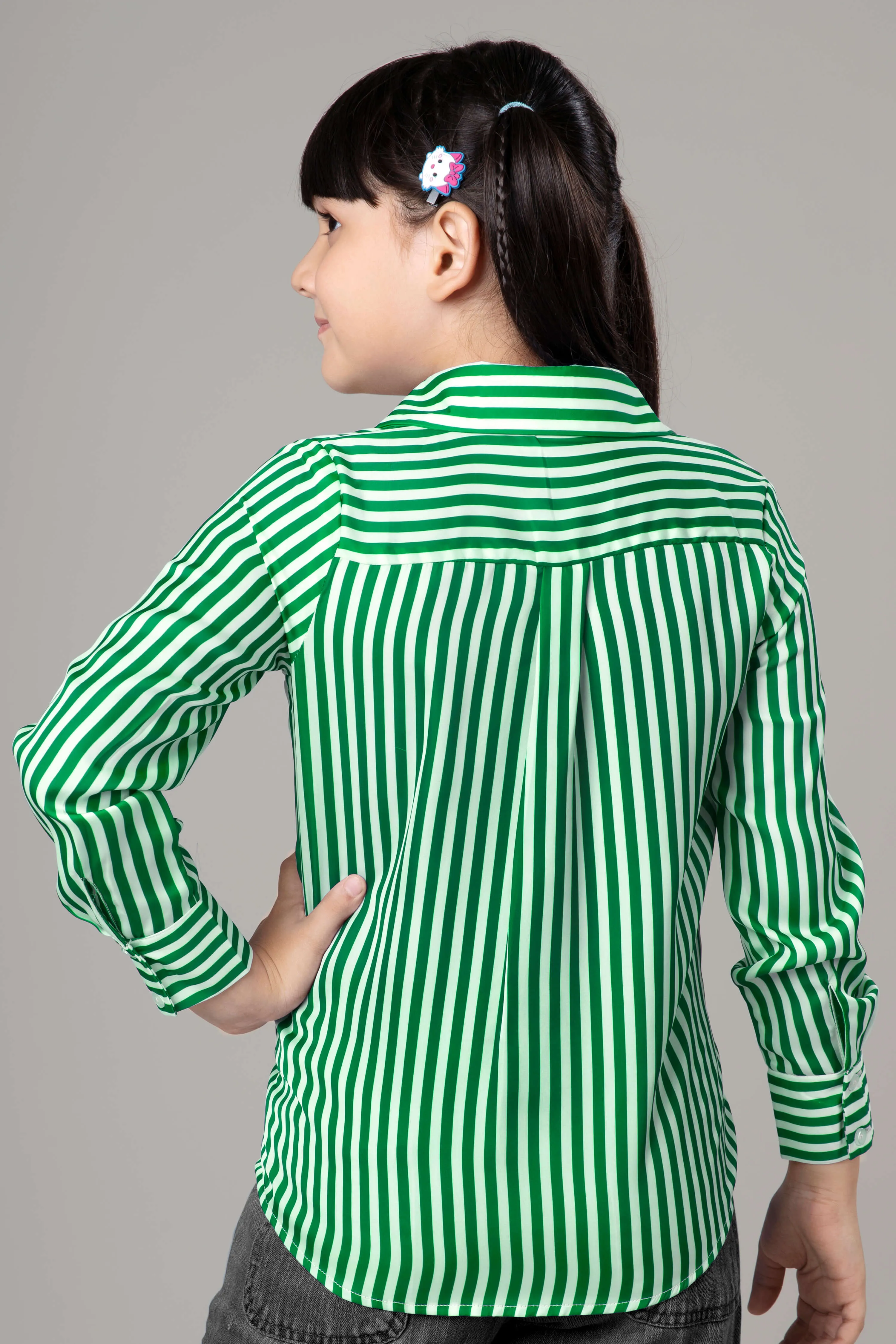 Classic Stripes Shirt For Girls