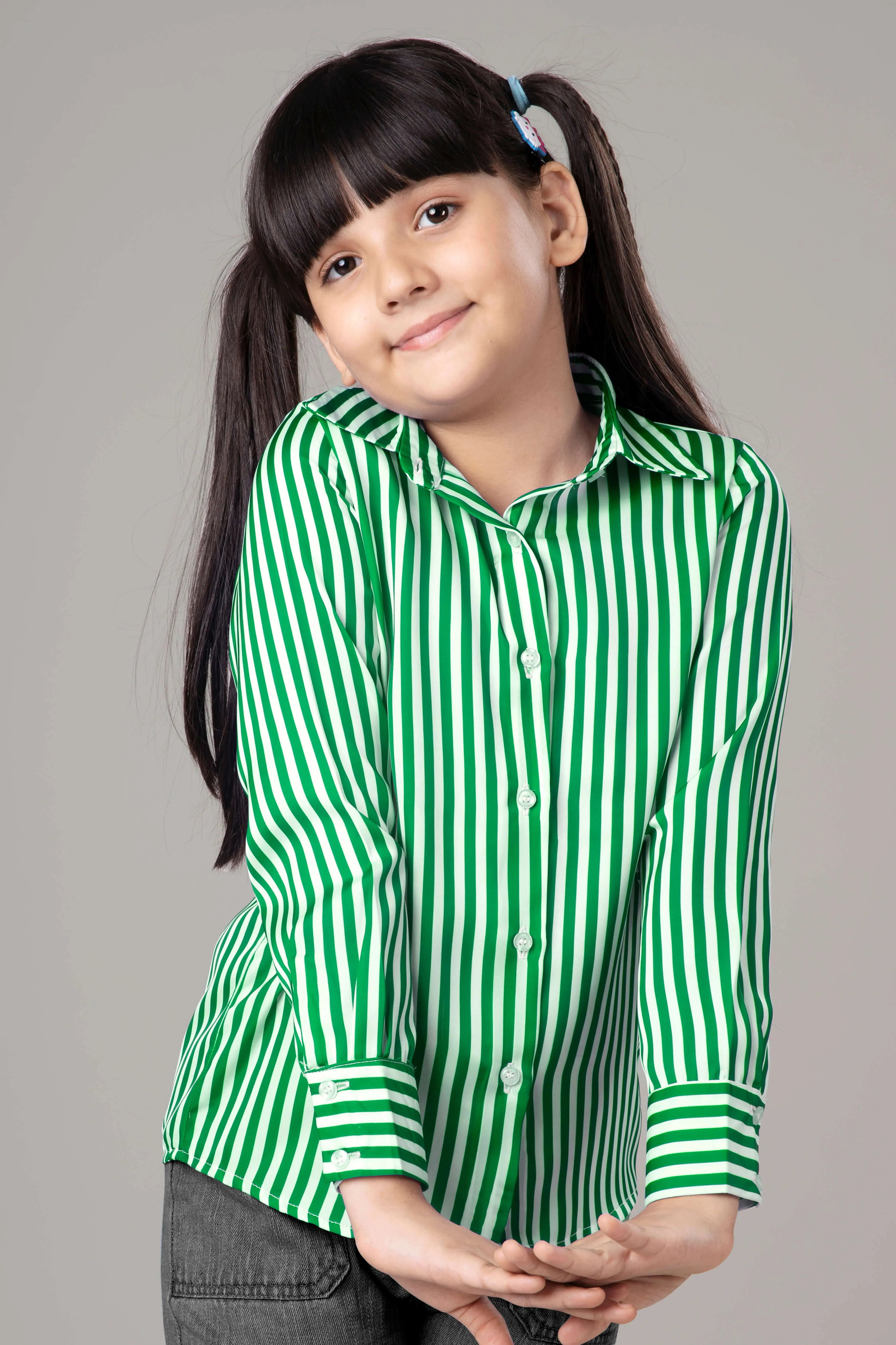 Classic Stripes Shirt For Girls