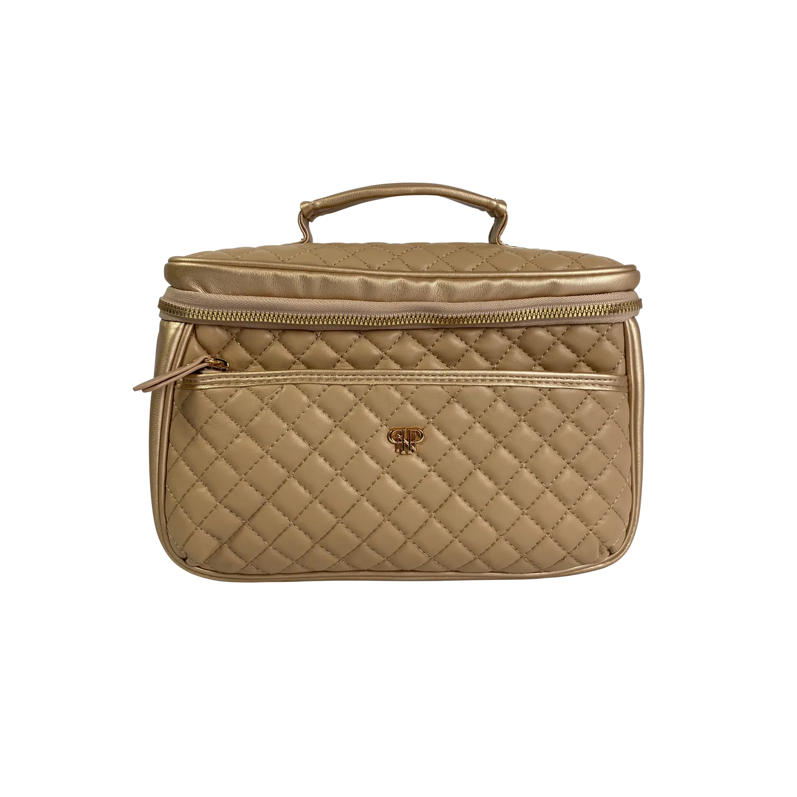 Classic Train Case - Nude & Gold