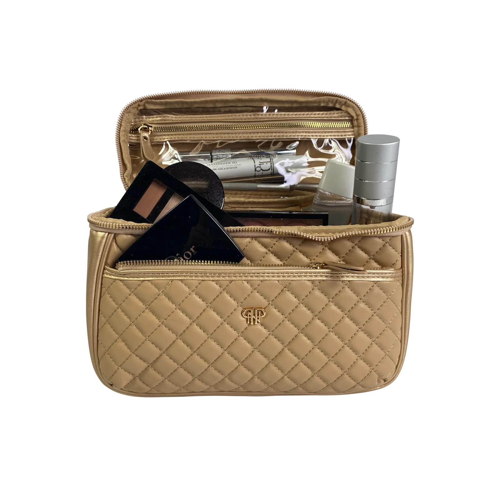 Classic Train Case - Nude & Gold