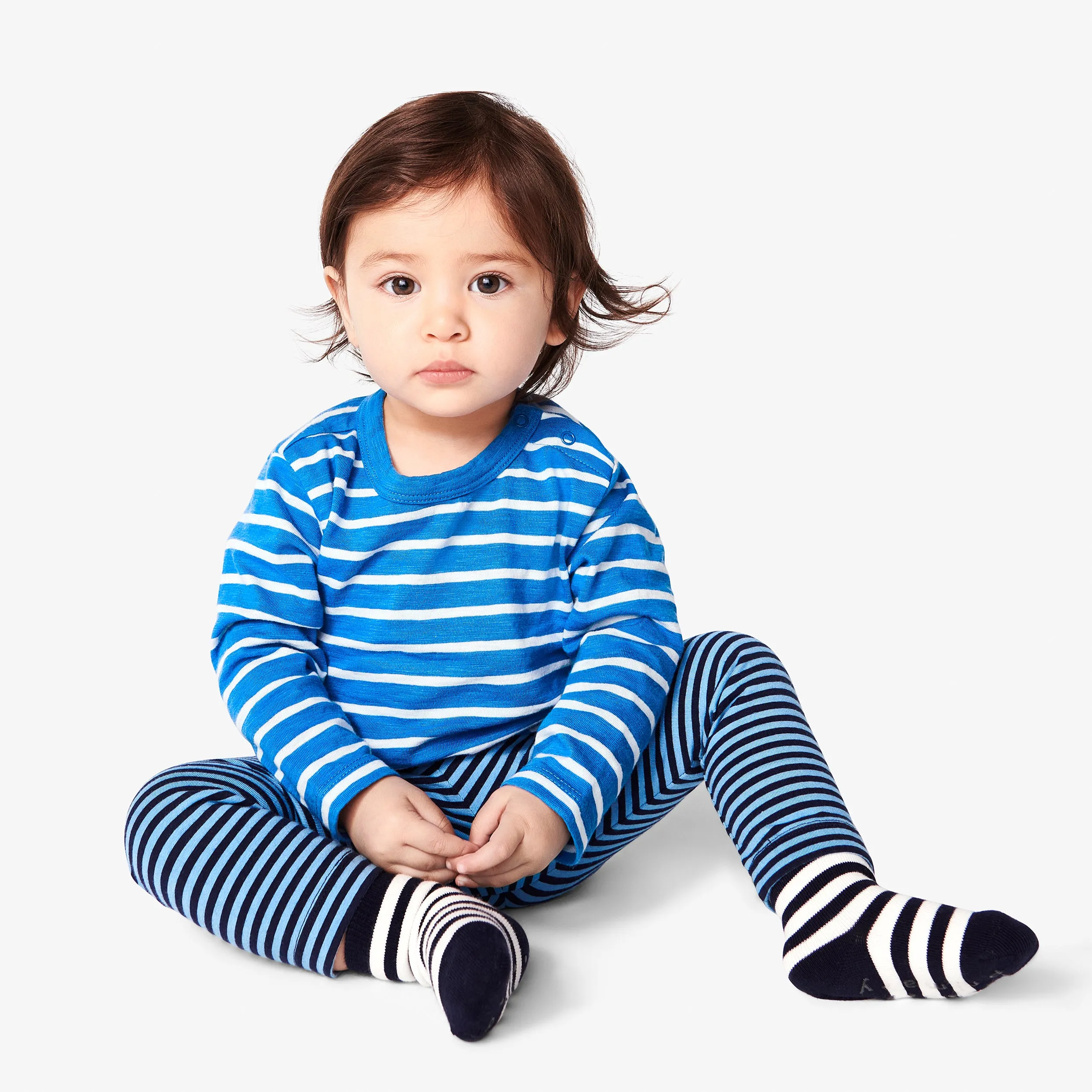 Clearance baby legging in mini stripe