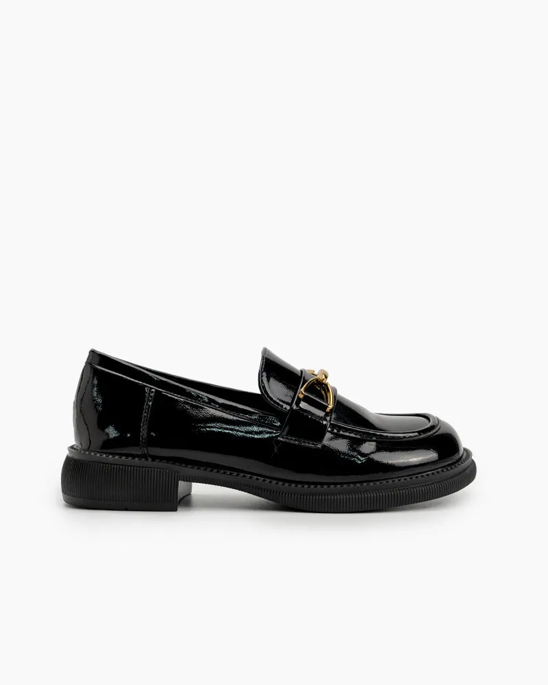 Comfort Chunky Slip On Dressy Platform Penny Loafers