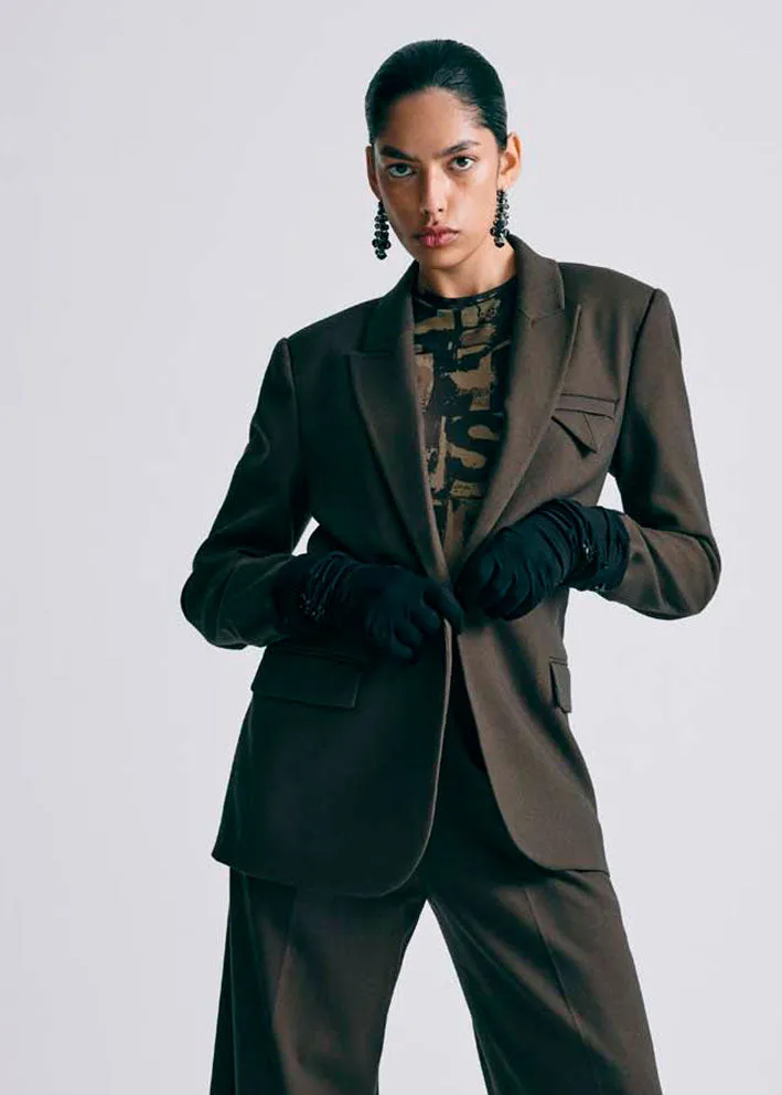 Copenhagen Muse Tailor Jacket - Blazer - Olive Melange