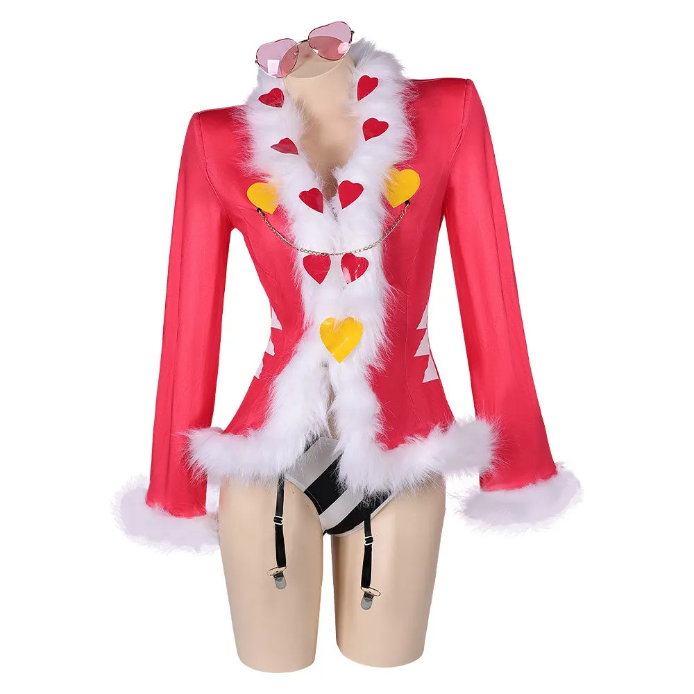 Cosplay Costume Outfits Halloween Carnival Suit Hazbin Hotel Valentino Lingerie for Women