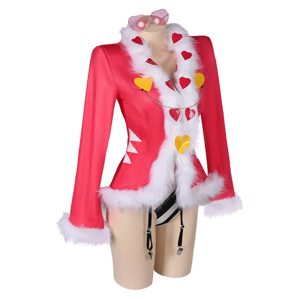 Cosplay Costume Outfits Halloween Carnival Suit Hazbin Hotel Valentino Lingerie for Women