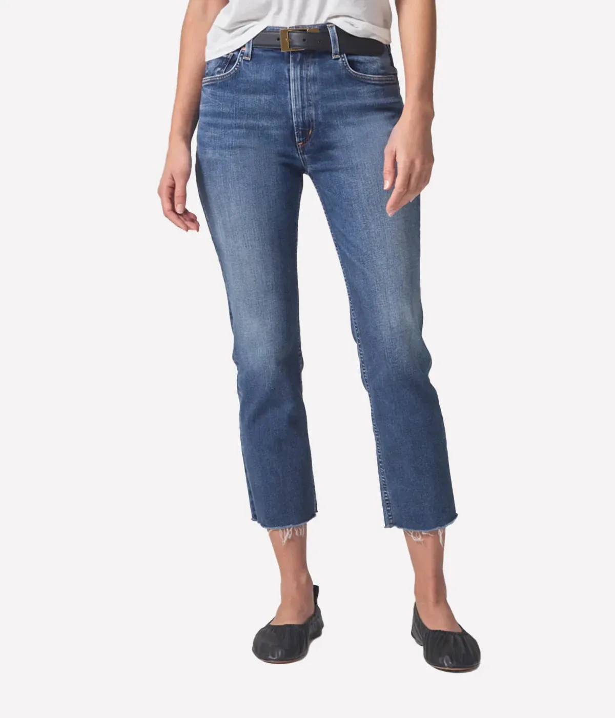 Daphne Cropped Jean in Keepsake