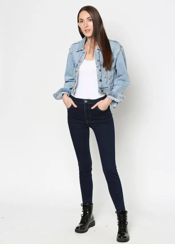 Dark Blue Hanoi Tube Jeans