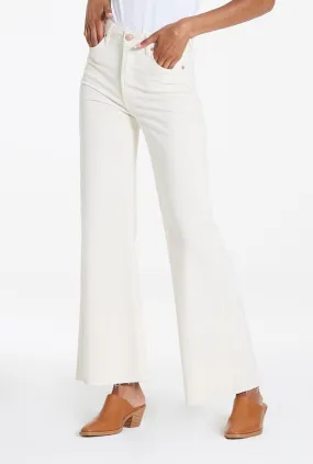 Dear John Fiona Super High Rise Wide Leg Jeans Wheat