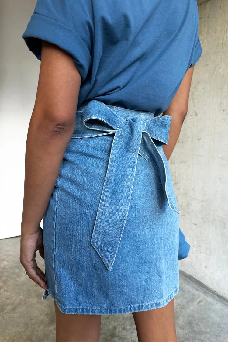 Denim Mini Jaspre Skirt