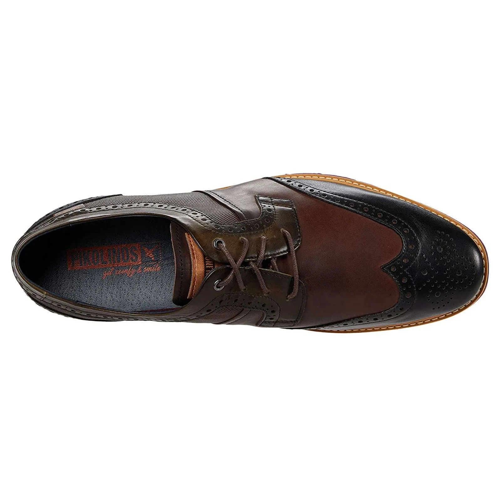 Durcal Calfskin Leather Men's Brogue Shoes