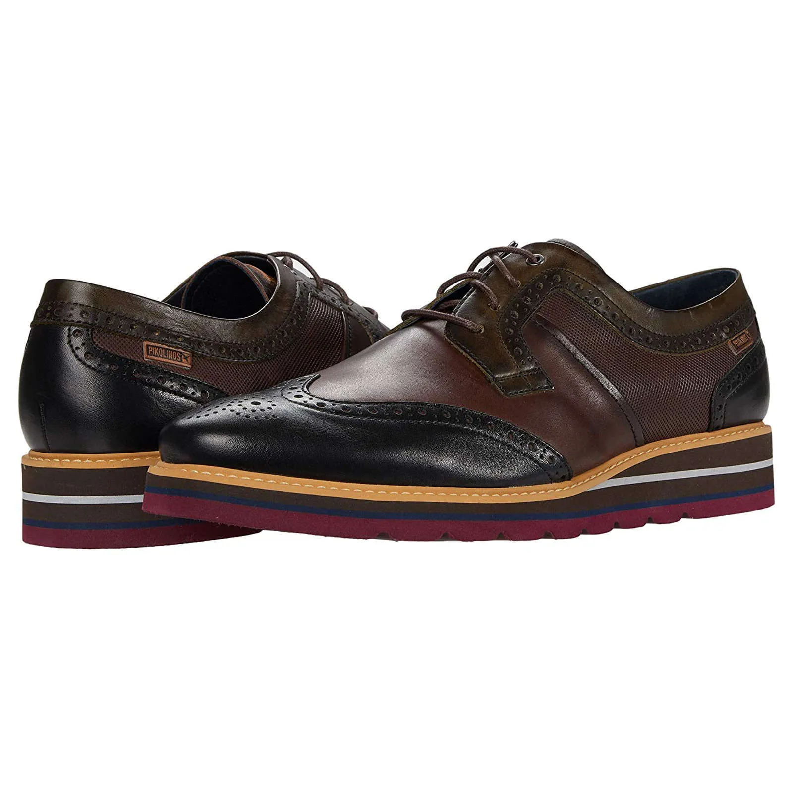 Durcal Calfskin Leather Men's Brogue Shoes