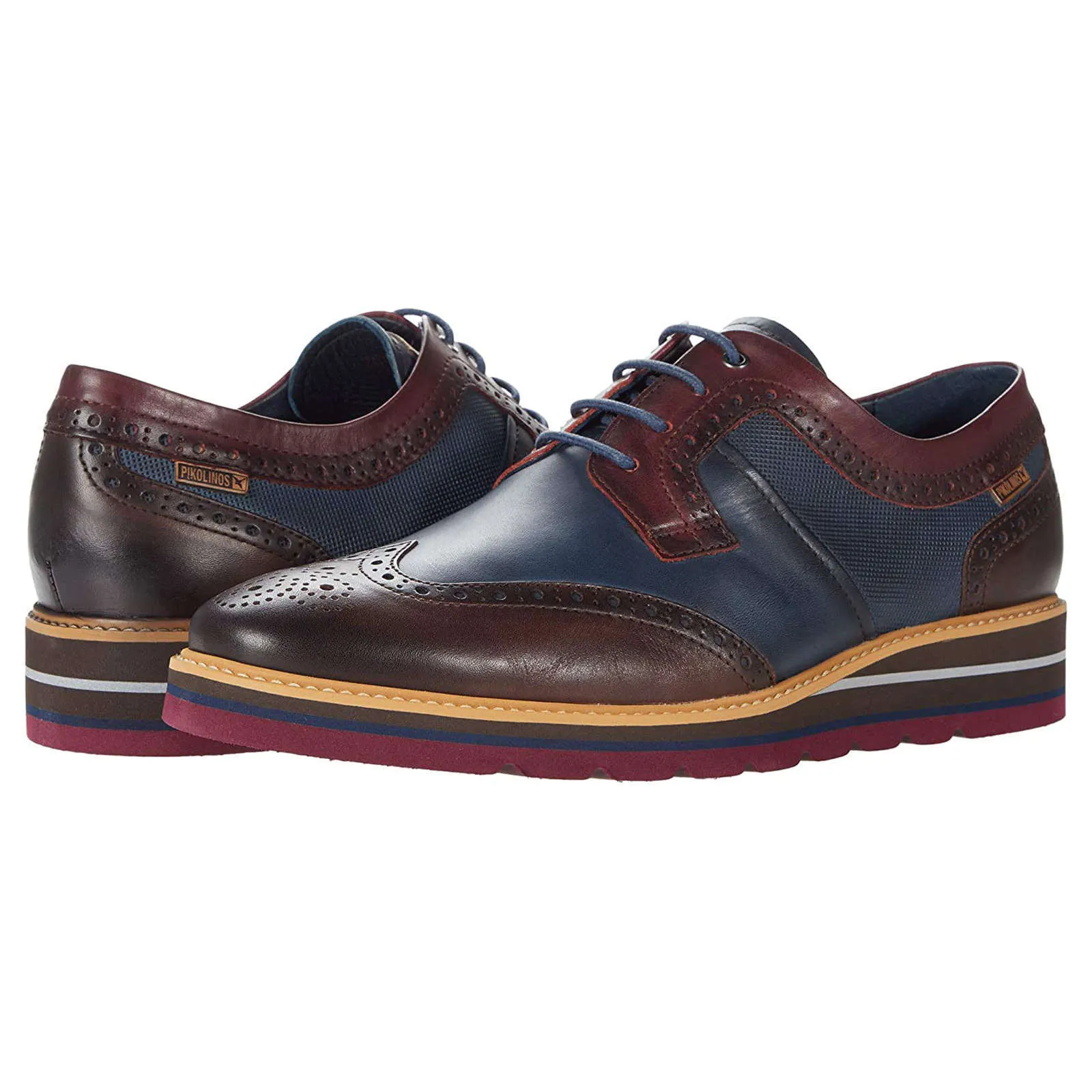 Durcal Calfskin Leather Men's Brogue Shoes