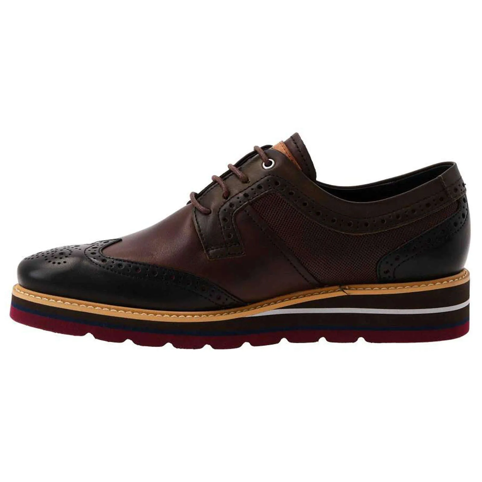 Durcal Calfskin Leather Men's Brogue Shoes