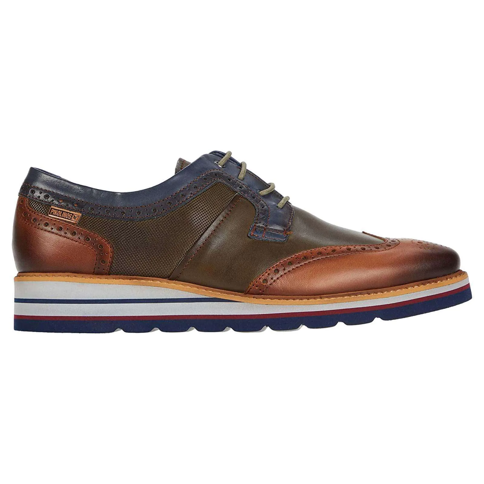 Durcal Calfskin Leather Men's Brogue Shoes