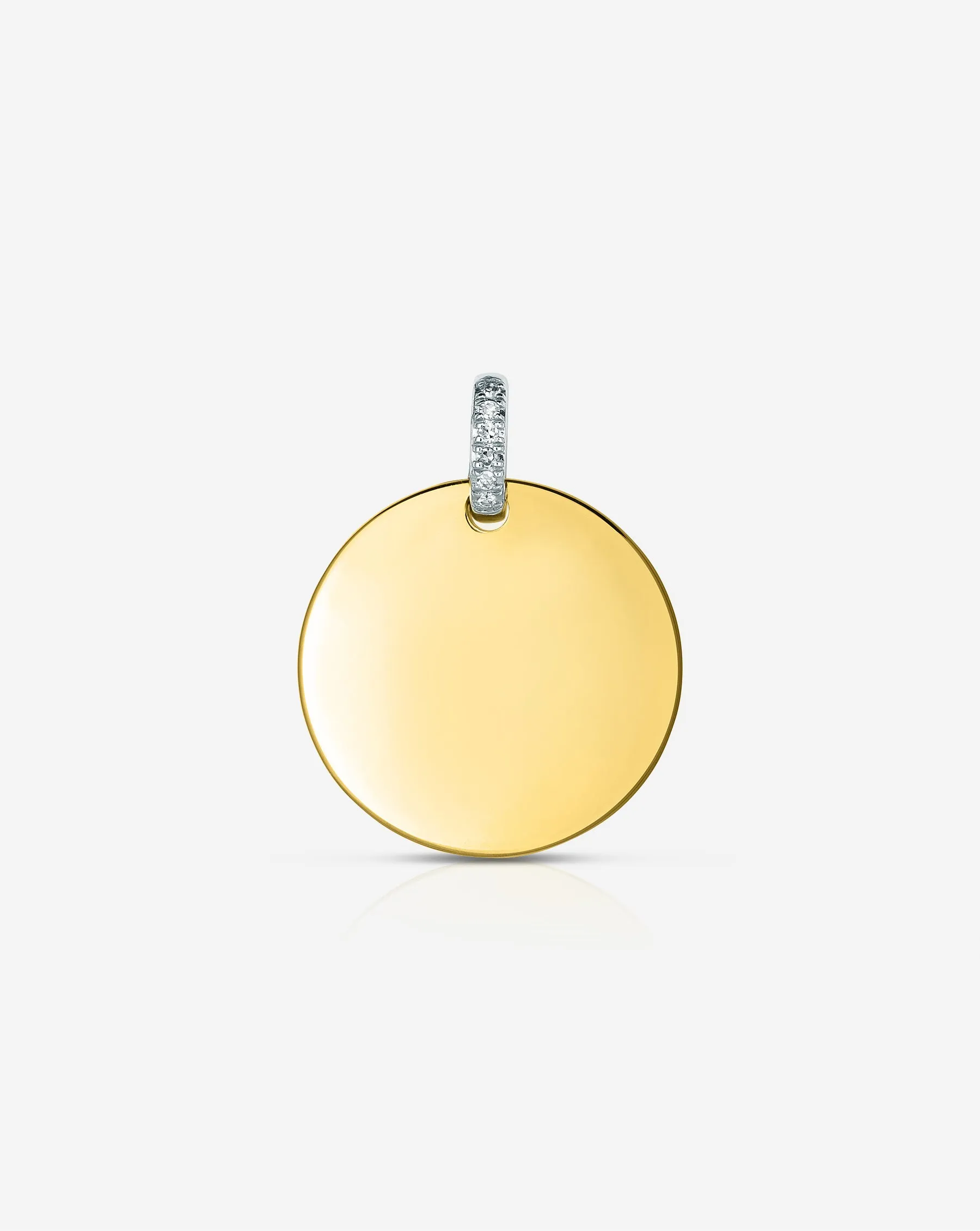 Engravable Round Pendant