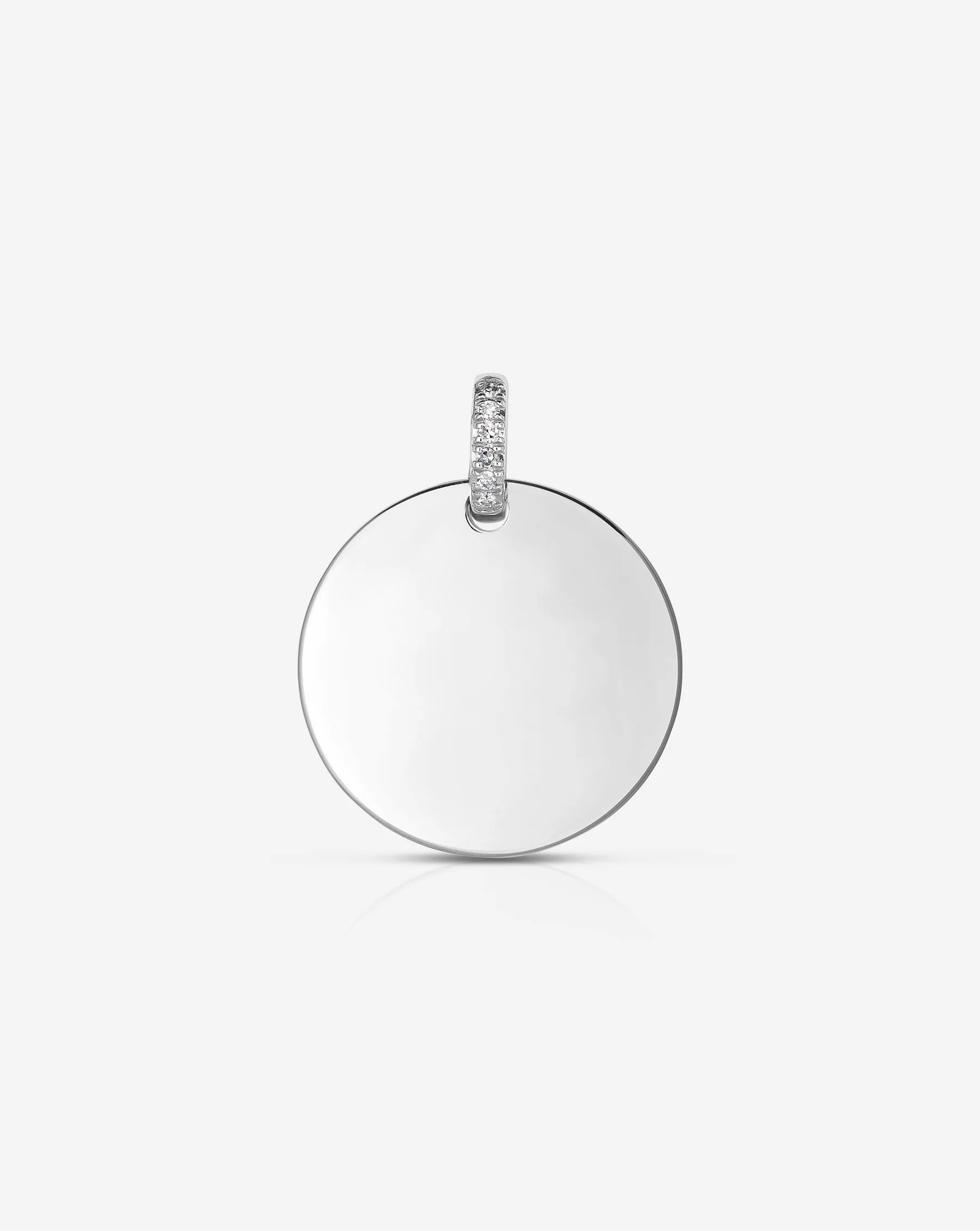 Engravable Round Pendant