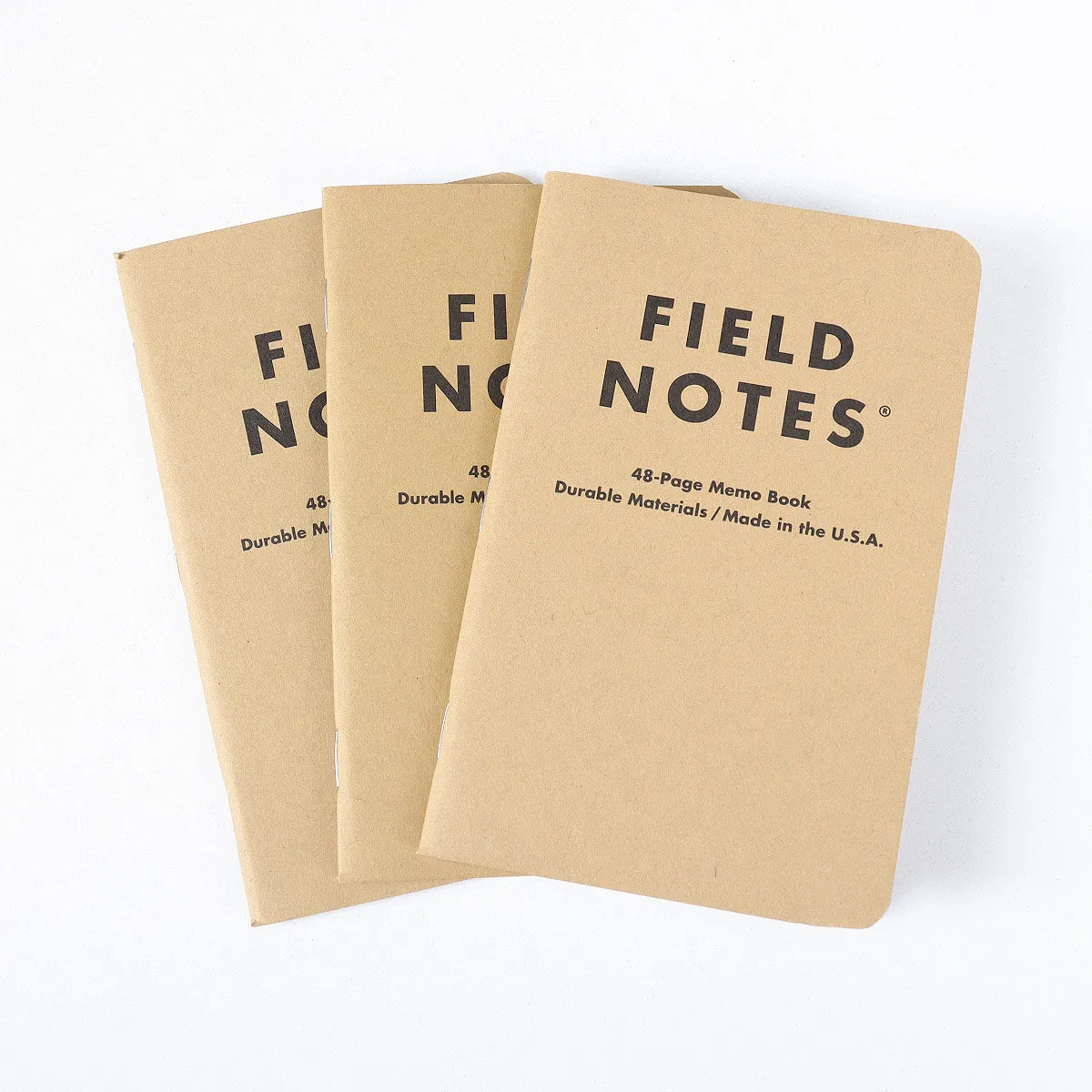 Field Notes Original Kraft Ruled 3-Pack Notebook