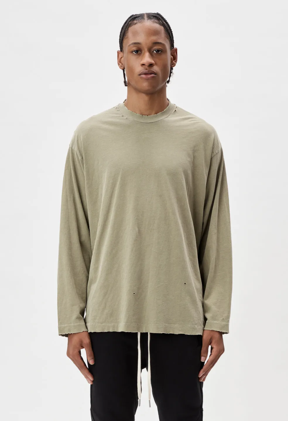 Folsom LS Tee / Vintage Olive