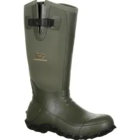 Georgia Men's 16" Waterproof Rubber Boot - Olive - GB00230