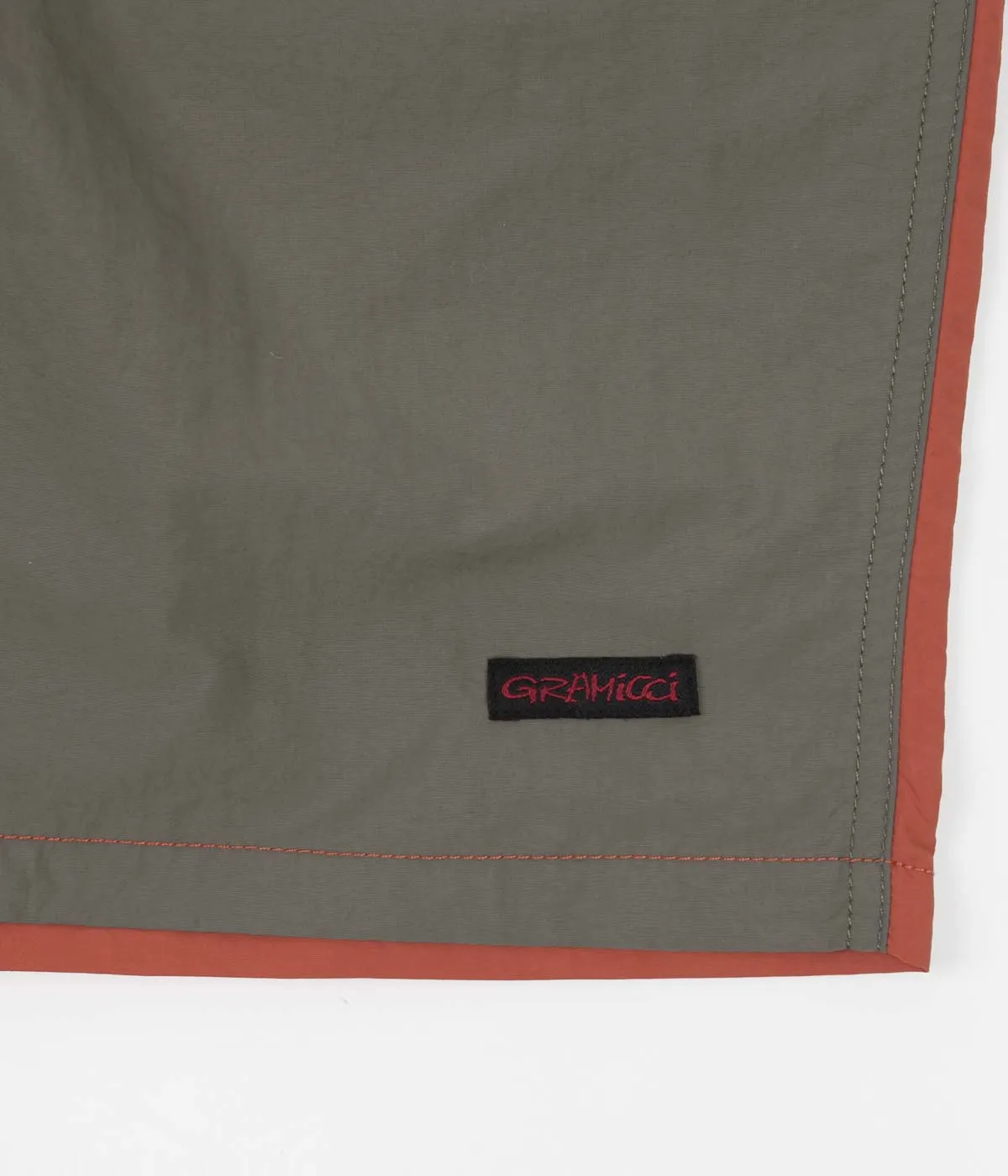 Gramicci Shell Packable Shorts - Terra Cotta / Ash Olive