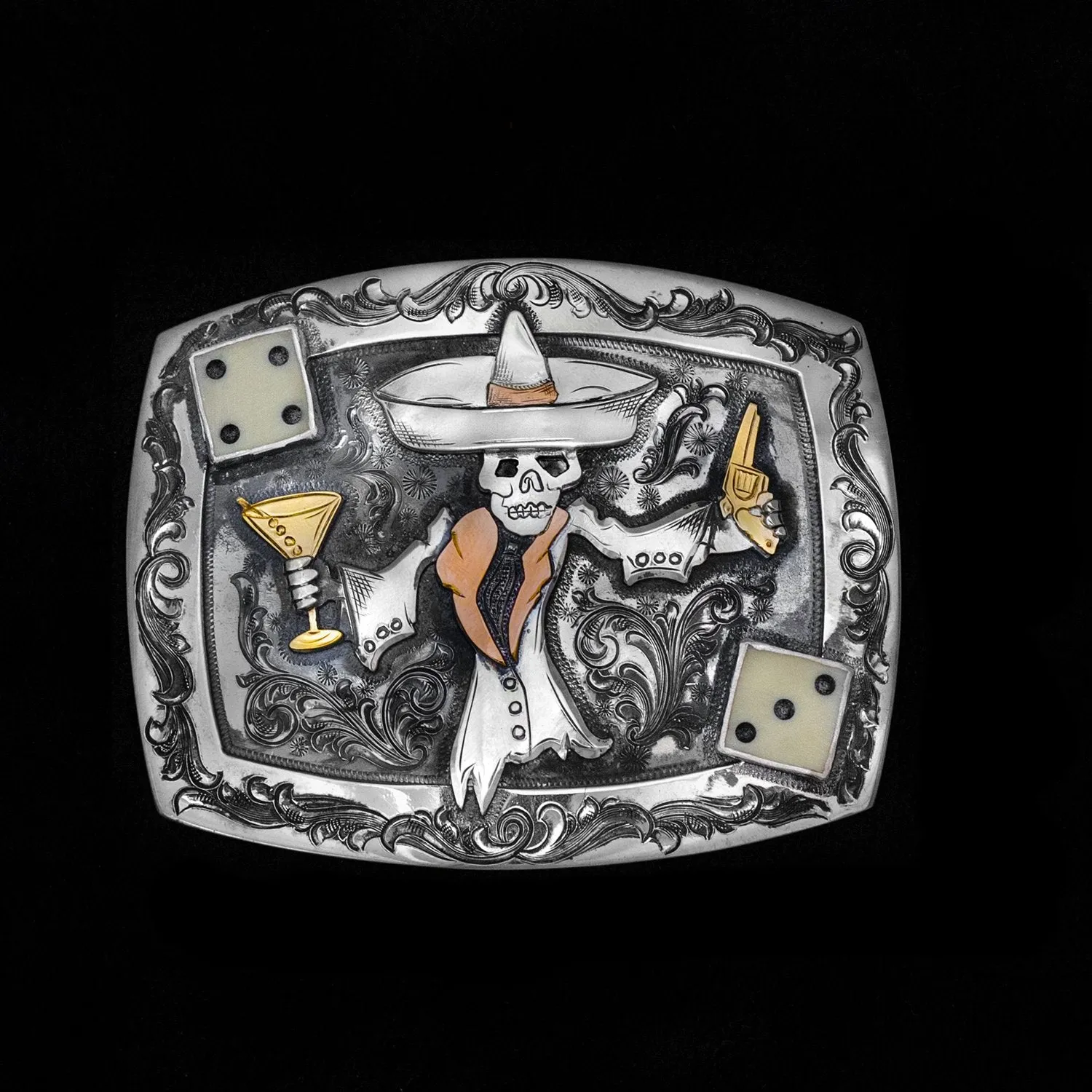 Johnny Bones Trophy Buckle