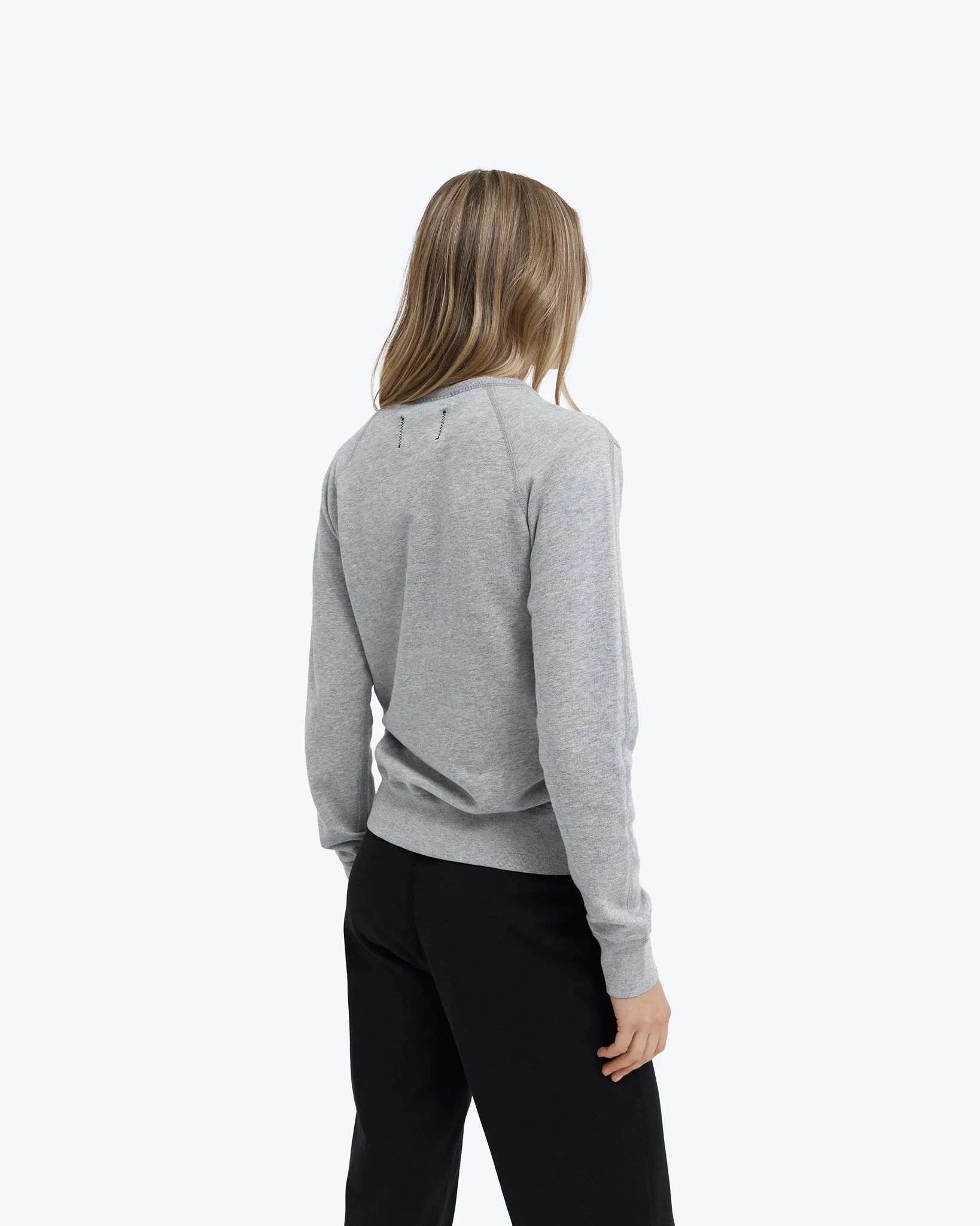 LIGHTWEIGHT TERRY CREWNECK WOMENS RC-W3008