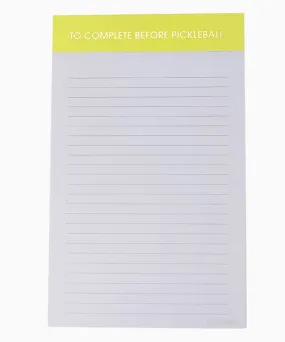 Lined Notepad - Pickleball