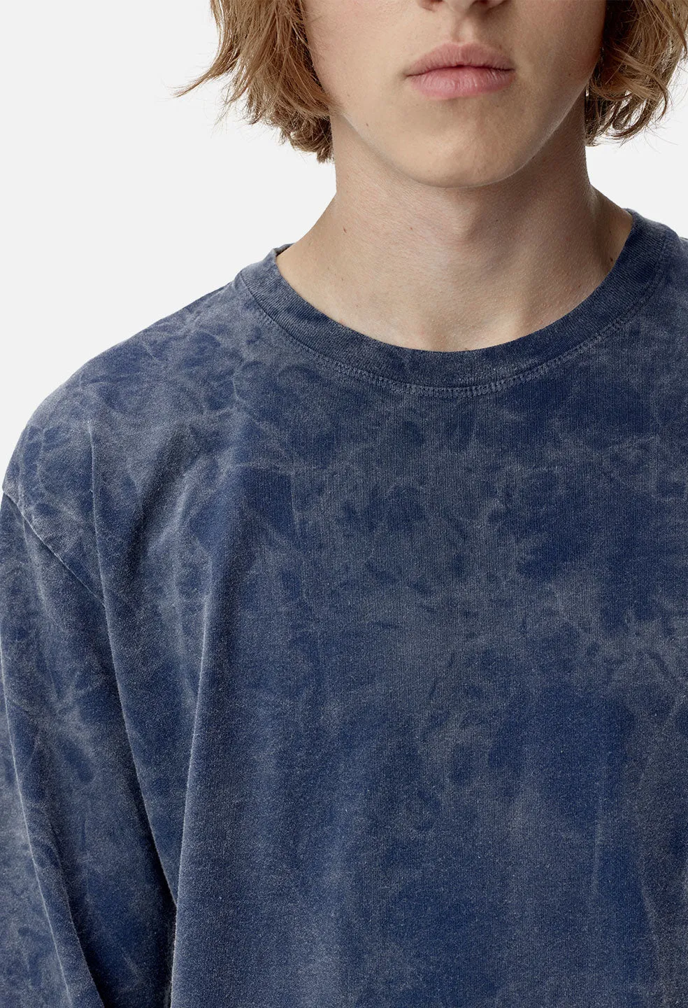 LS Classic Tee / Marble Navy