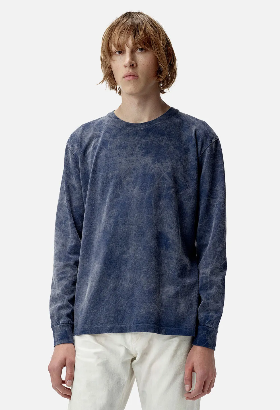 LS Classic Tee / Marble Navy